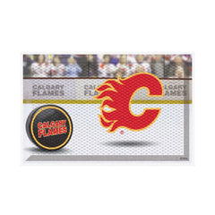 Calgary Flames Rubber Scraper Door Mat - Calgary Flames