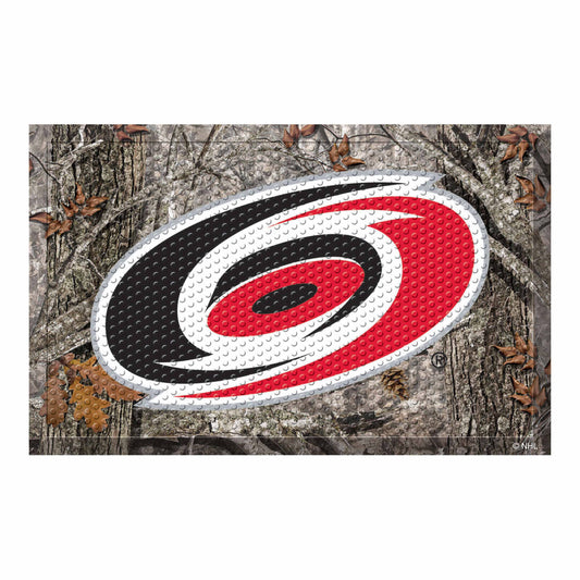 Carolina Hurricanes Rubber Scraper Door Mat Camo - Carolina Hurricanes