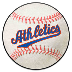 Philadelphia Athletics Baseball Rug - 27in. Diameter