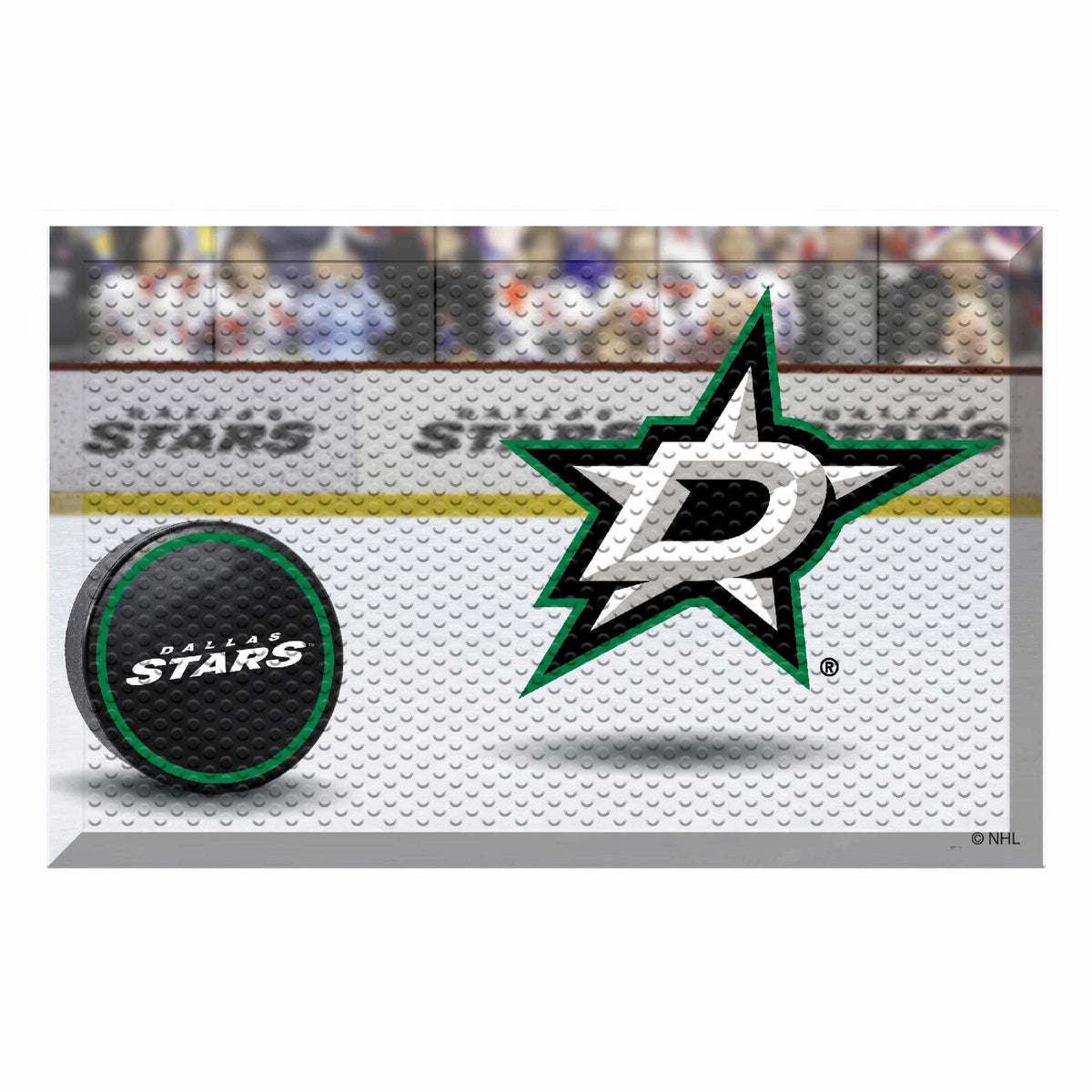 Dallas Stars Rubber Scraper Door Mat