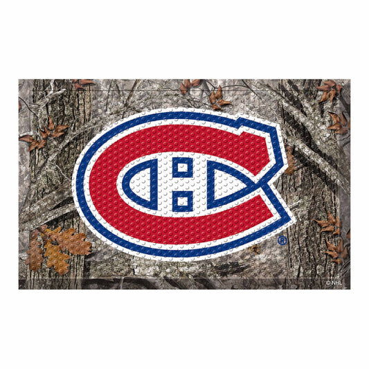 Montreal Canadiens Rubber Scraper Door Mat Camo