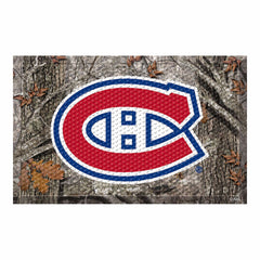 Montreal Canadiens Rubber Scraper Door Mat Camo