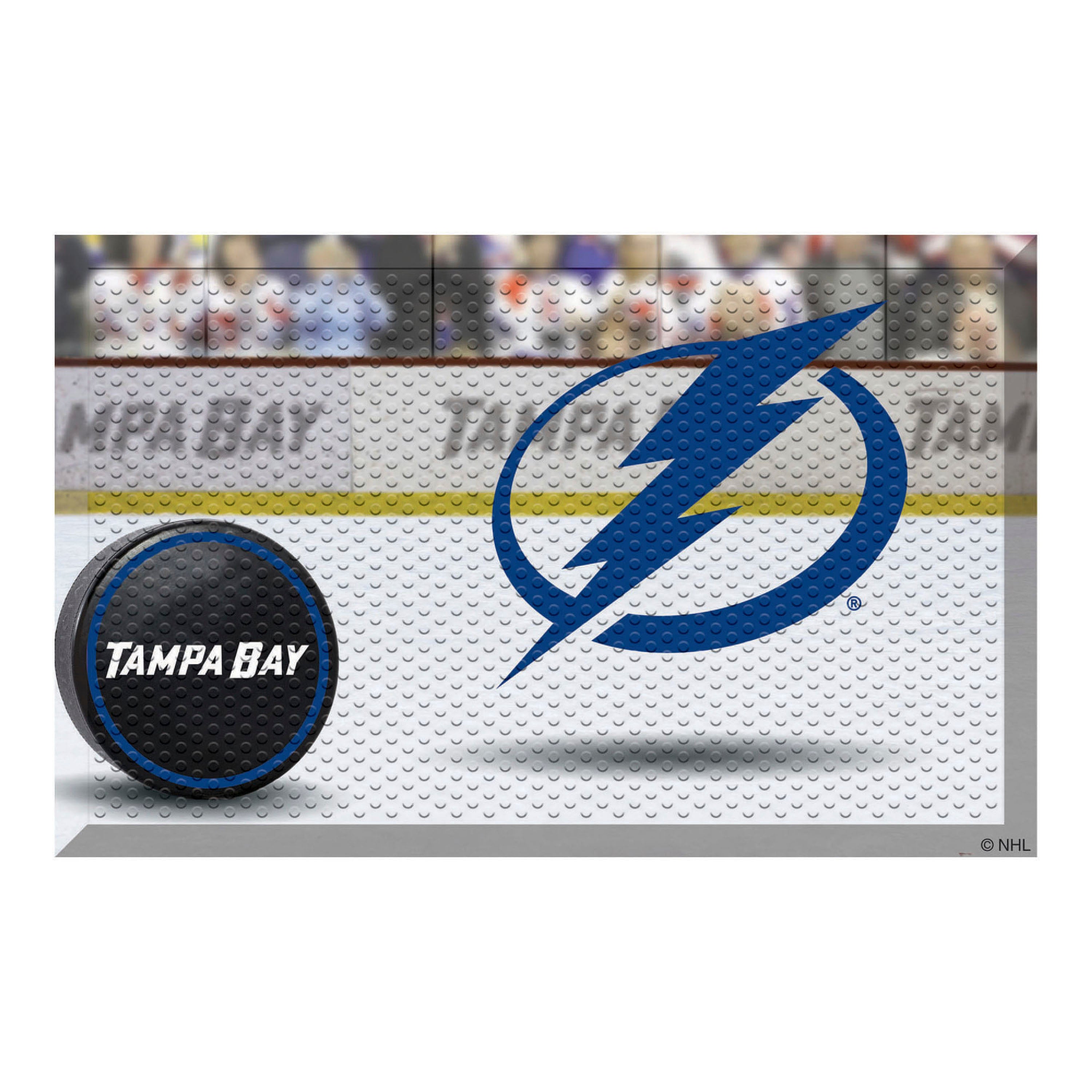 Tampa Bay Lightning Rubber Scraper Door Mat