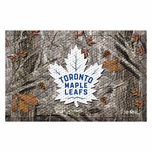 Toronto Maple Leafs Rubber Scraper Door Mat Camo - Toronto Maple Leafs