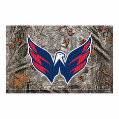 Washington Capitals Rubber Scraper Door Mat Camo