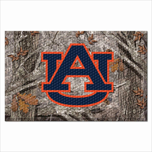 Auburn Tigers Rubber Scraper Door Mat Camo - Auburn