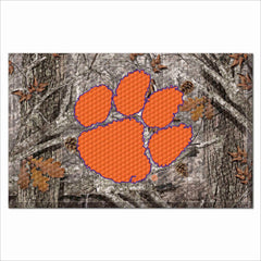 Clemson Tigers Rubber Scraper Door Mat Camo