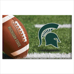 Michigan State Spartans Rubber Scraper Door Mat