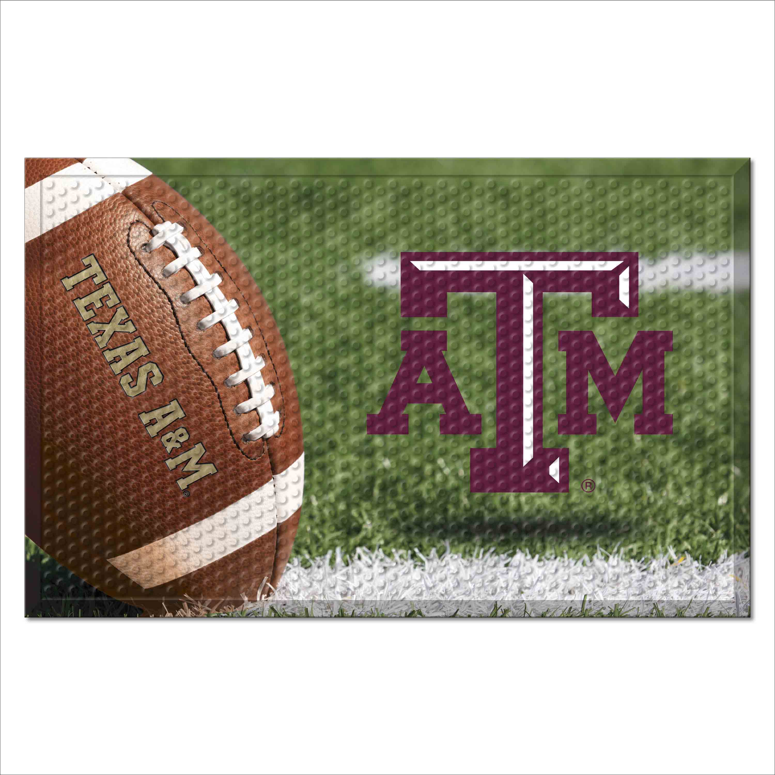 Texas A&M Aggies Rubber Scraper Door Mat