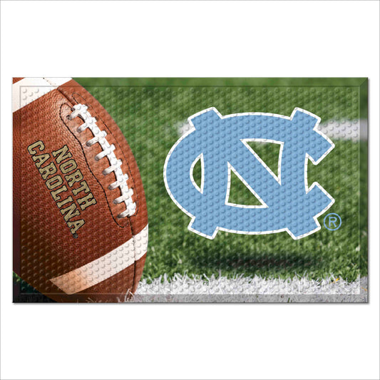 North Carolina Tar Heels Rubber Scraper Door Mat