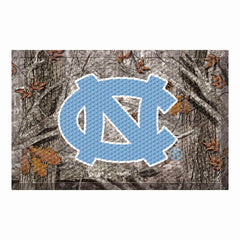 North Carolina Tar Heels Rubber Scraper Door Mat, Camo Color