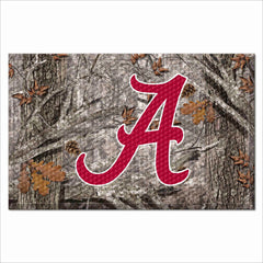 Alabama Crimson Tide Rubber Scraper Door Mat Camo