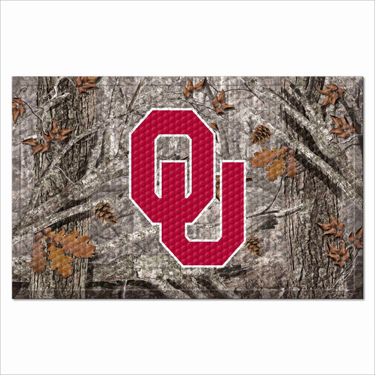 Oklahoma Sooners Rubber Scraper Door Mat Camo