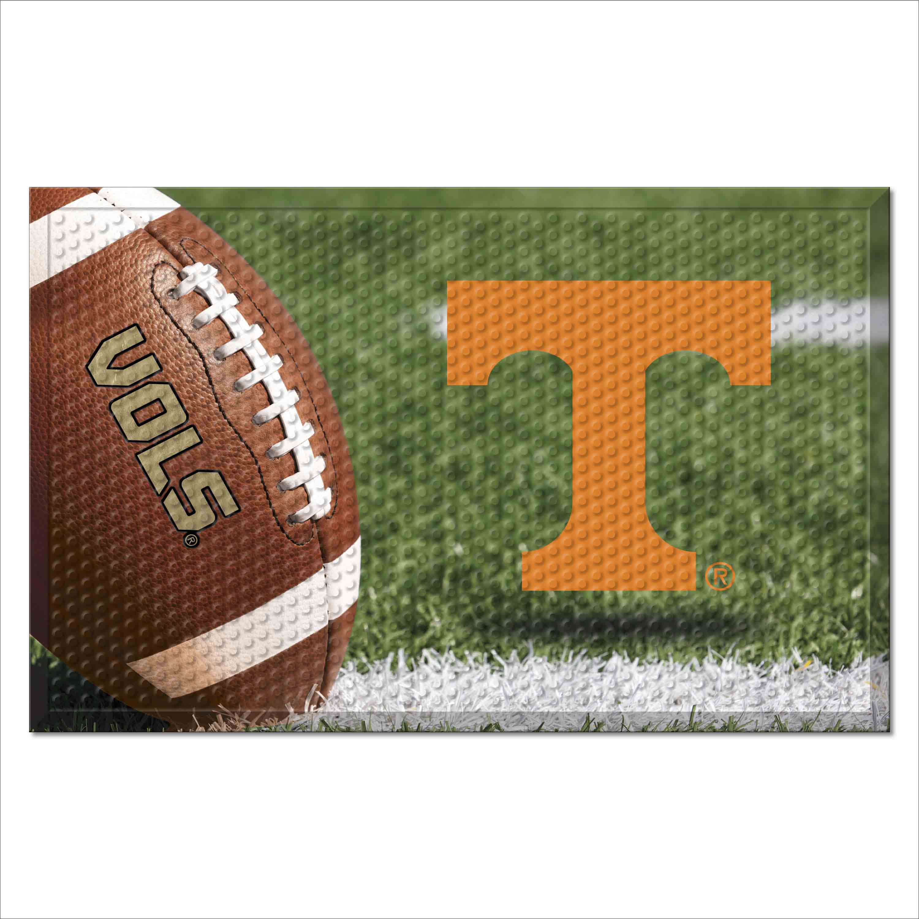 Tennessee Volunteers Rubber Scraper Door Mat