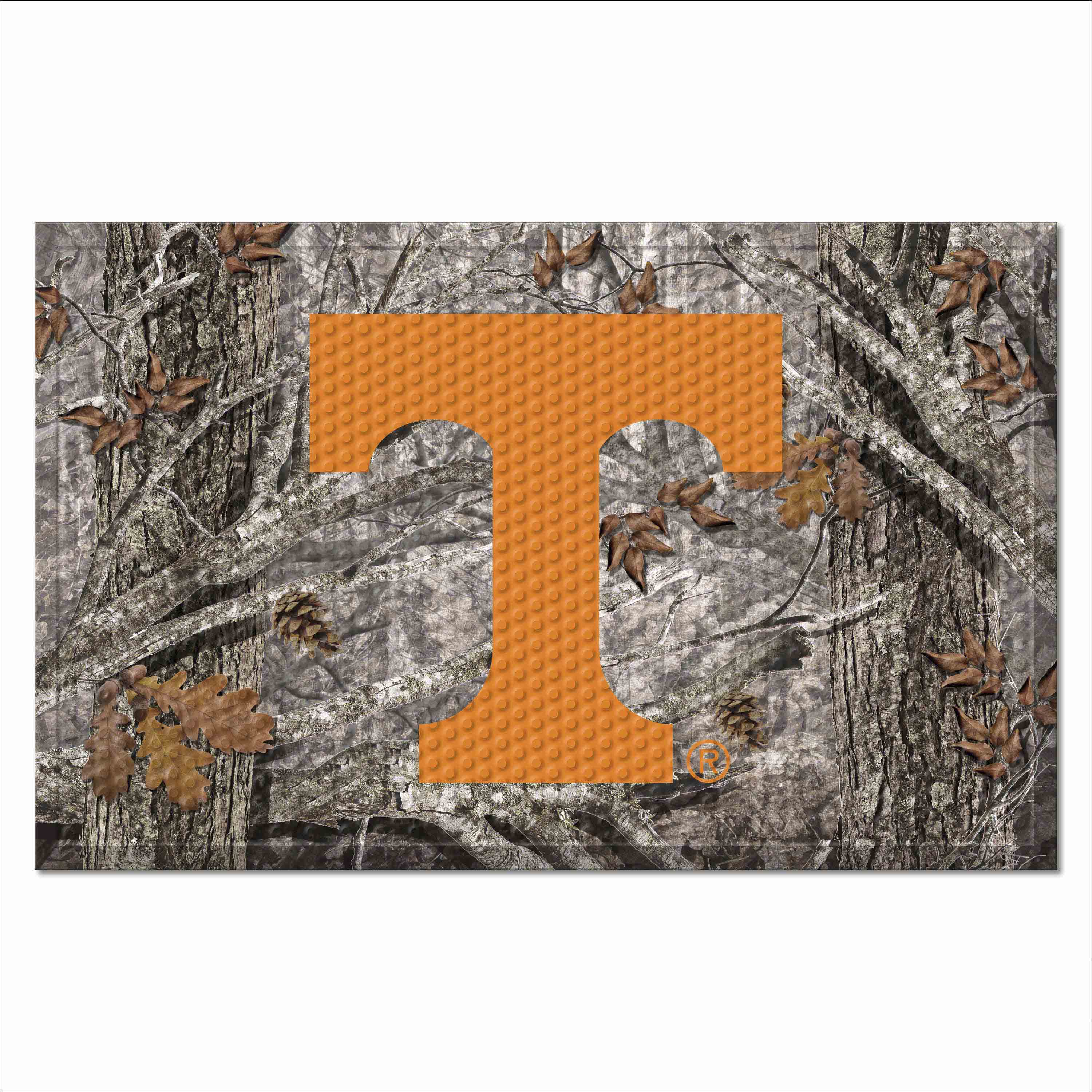 Tennessee Volunteers Rubber Scraper Door Mat Camo