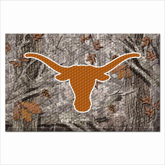 Texas Longhorns Rubber Scraper Door Mat Camo