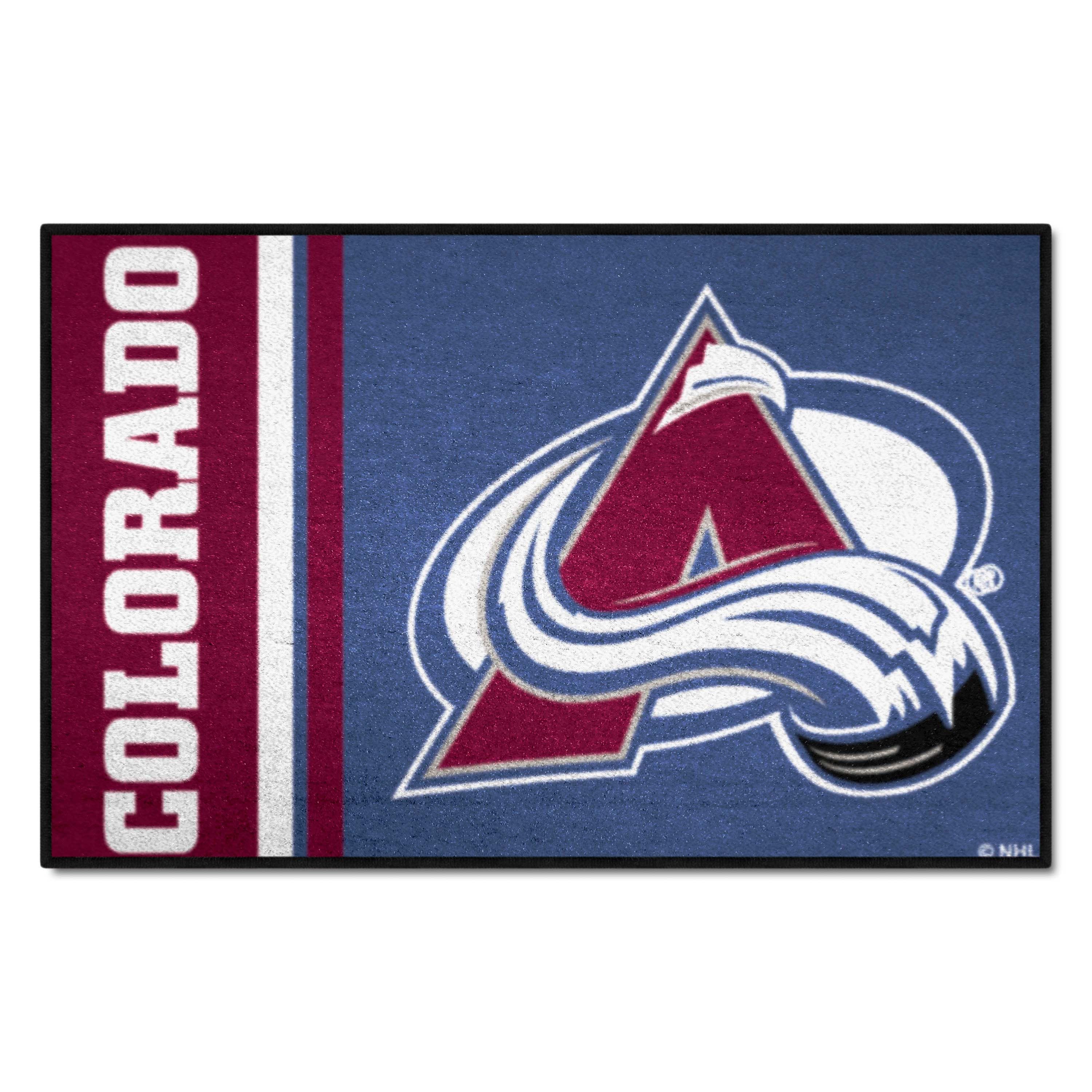 Colorado Avalanche Starter Mat Accent Rug - 19in. x 30in., Uniform Design - Colorado Avalanche