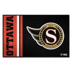 Ottawa Senators Starter Mat Accent Rug - 19in. x 30in., Uniform Design