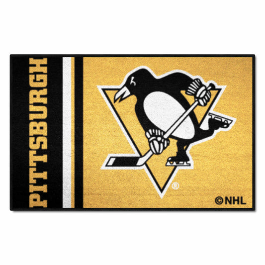 Pittsburgh Penguins Starter Mat Accent Rug - 19in. x 30in., Uniform Design