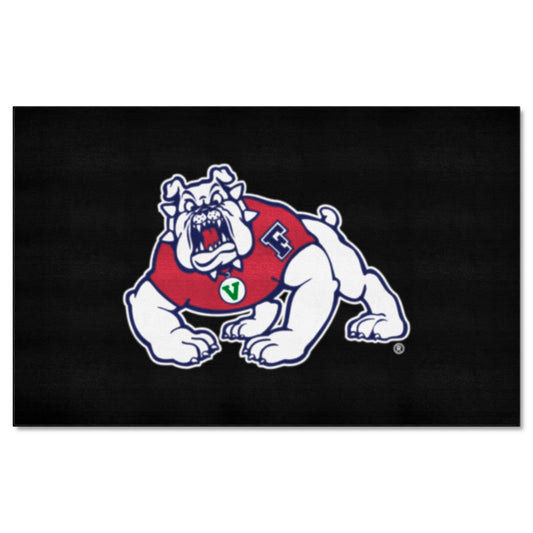 Fresno State Bulldogs Ulti-Mat Rug - 5ft. x 8ft., Black