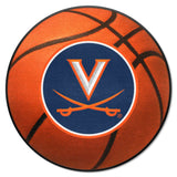 Virginia Cavaliers Basketball Rug - 27in. Diameter