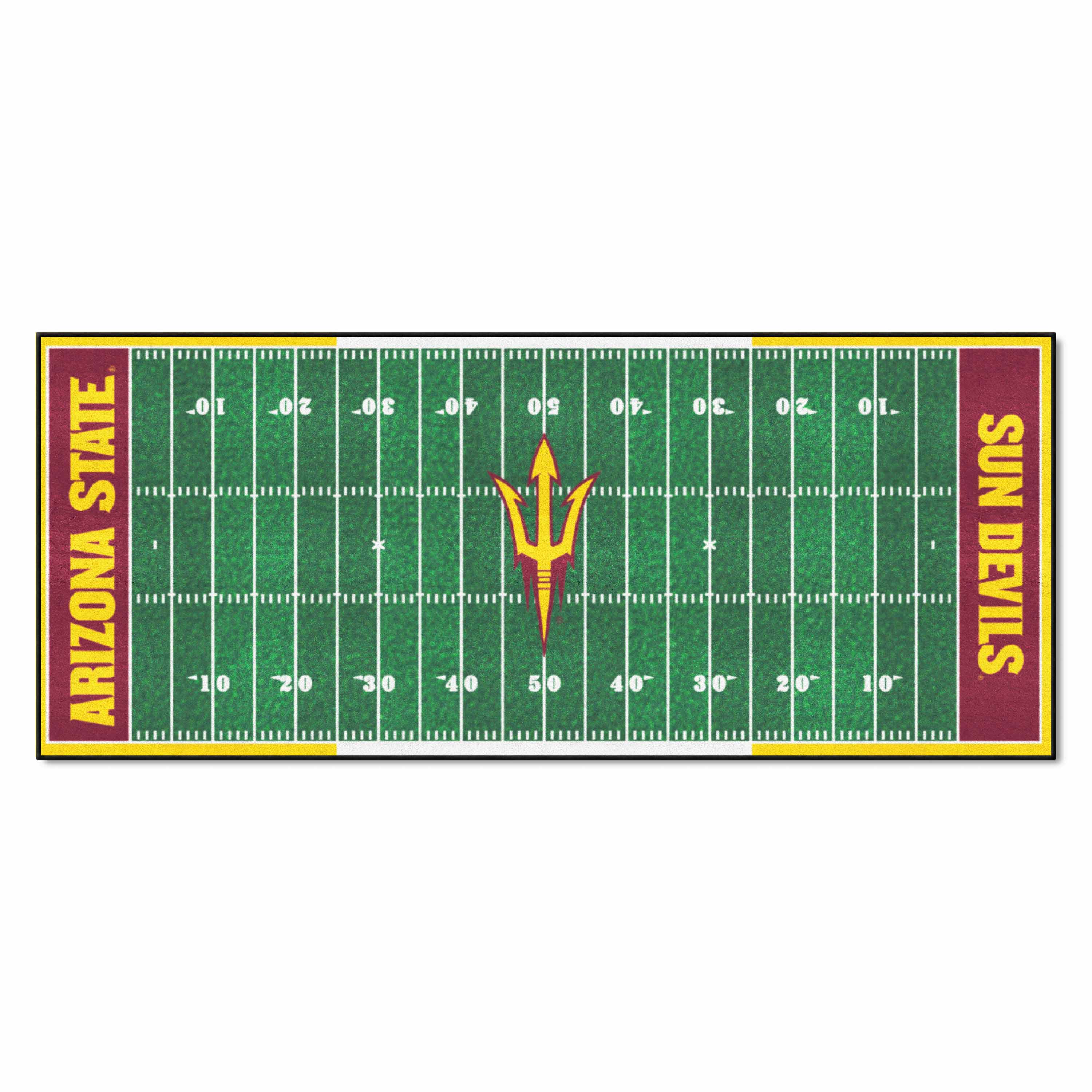 Arizona State Sun Devils Field Runner Mat - 30in. x 72in., Pitchfork Logo