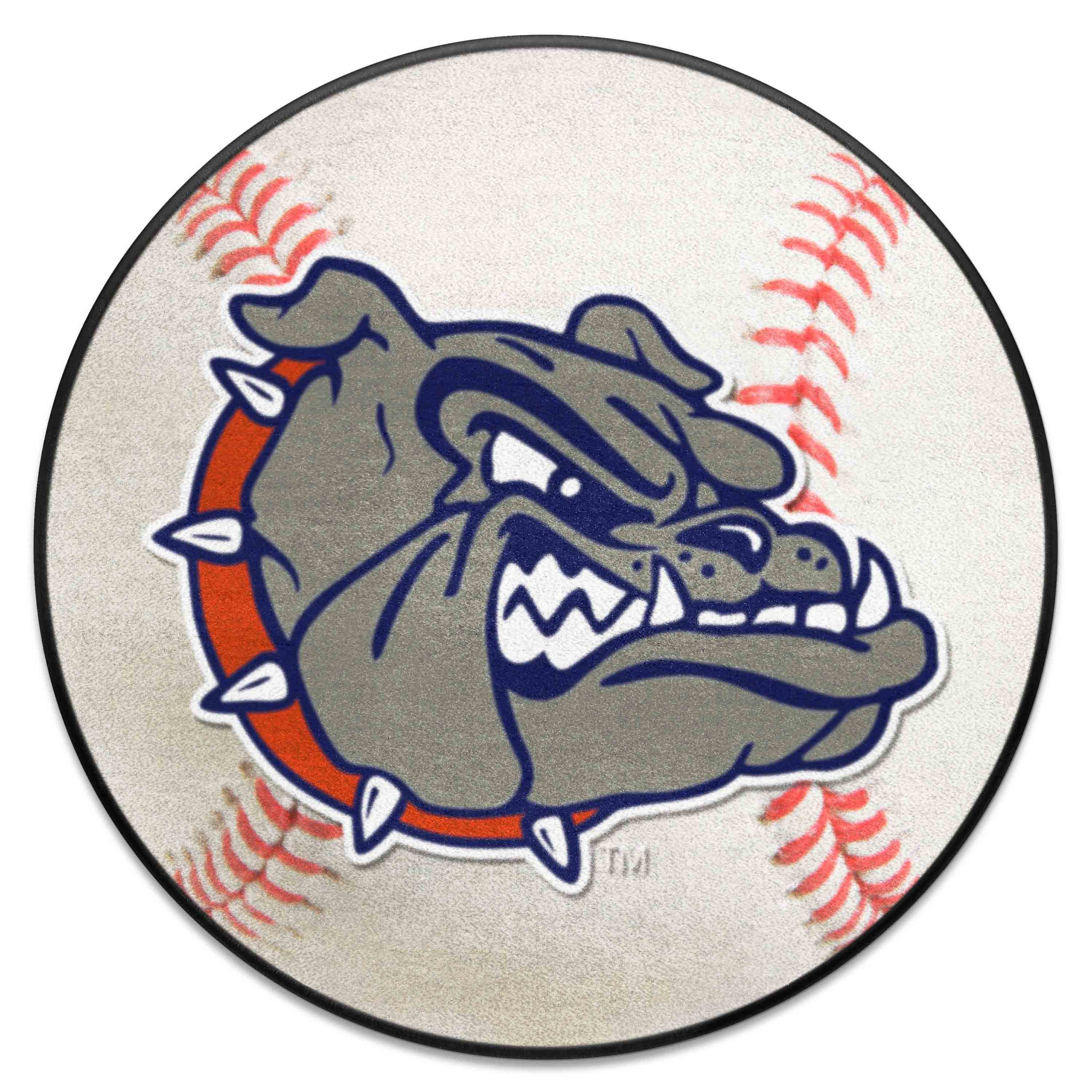 Gonzaga Bulldogs Baseball Rug - 27in. Diameter