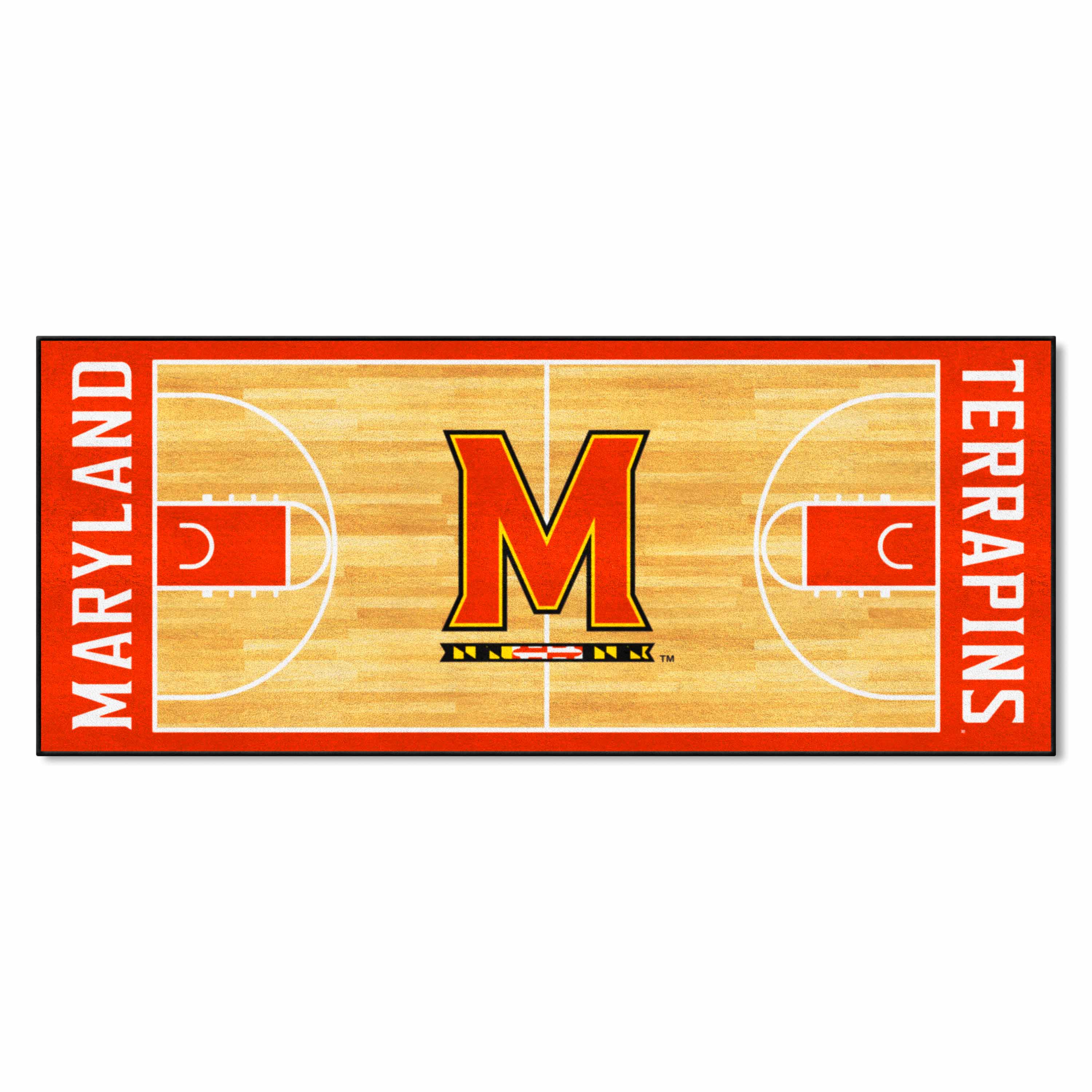 Maryland Terrapins Court Runner Rug - 30in. x 72in.