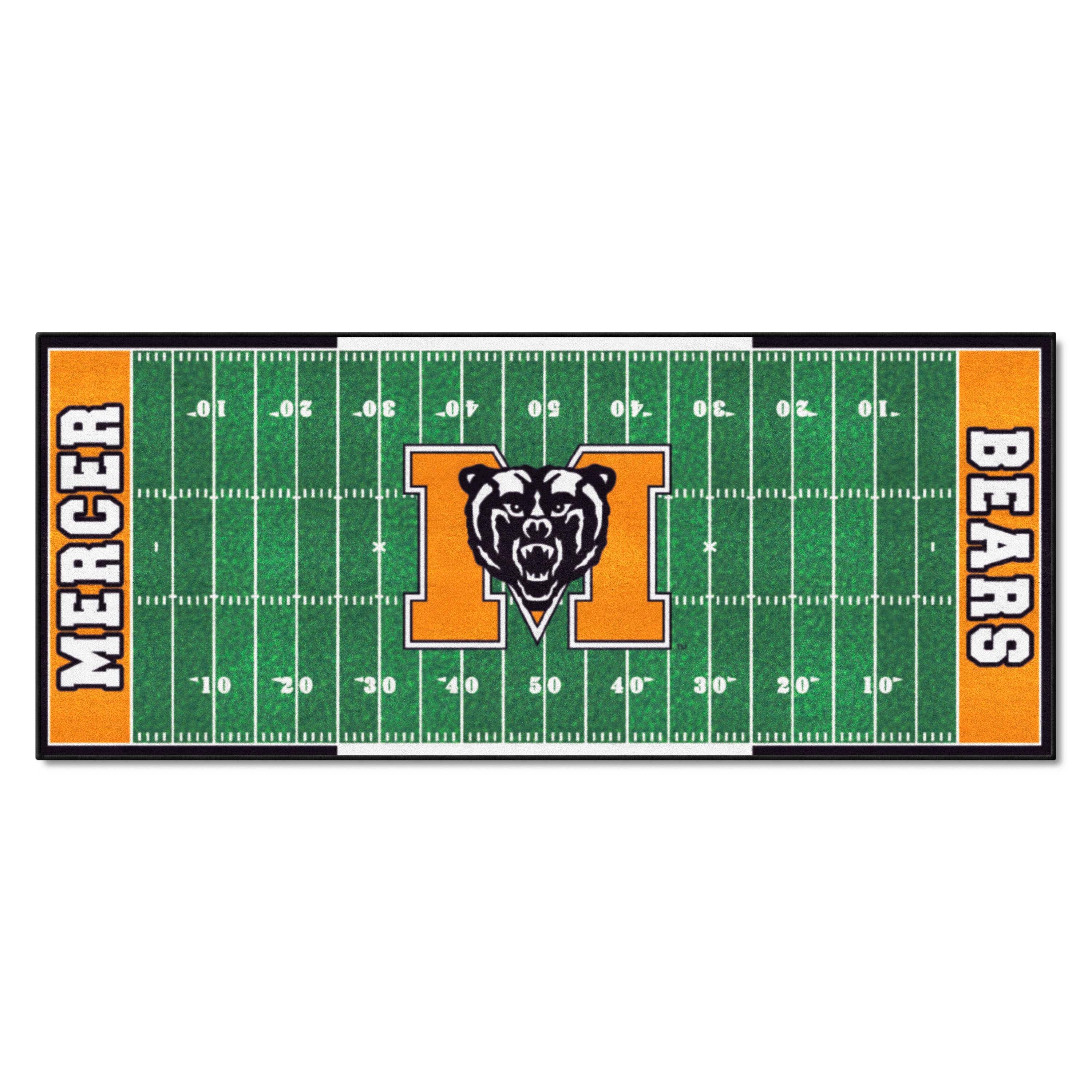 Mercer Bears Field Runner Mat - 30in. x 72in.