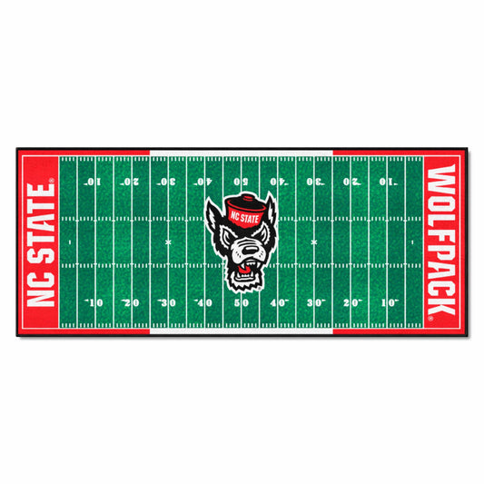 NC State Wolfpack Field Runner Mat - 30in. x 72in., NSC Logo - NC State