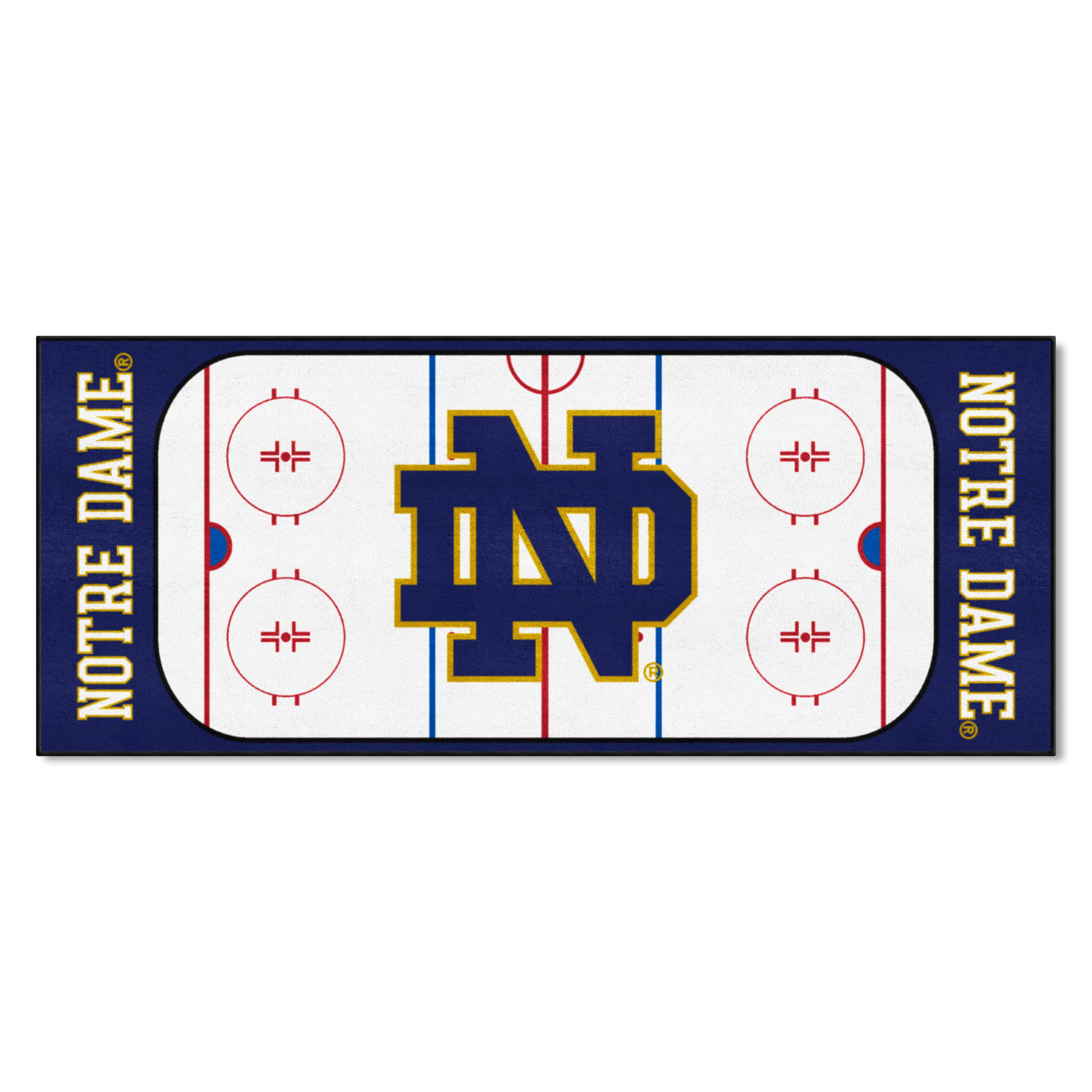 Notre Dame Fighting Irish Rink Runner - 30in. x 72in.