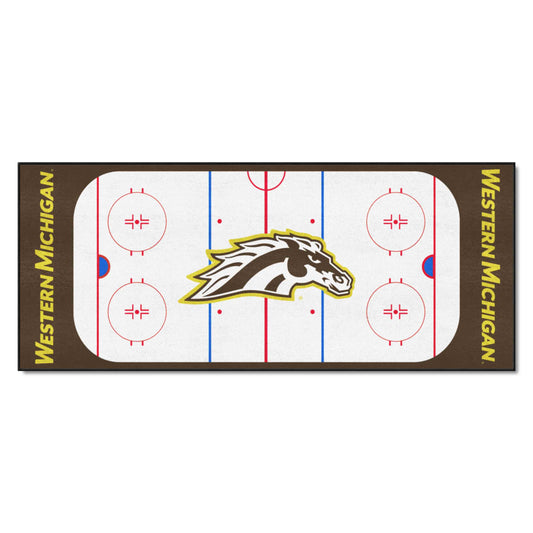 Western Michigan Broncos Rink Runner - 30in. x 72in.