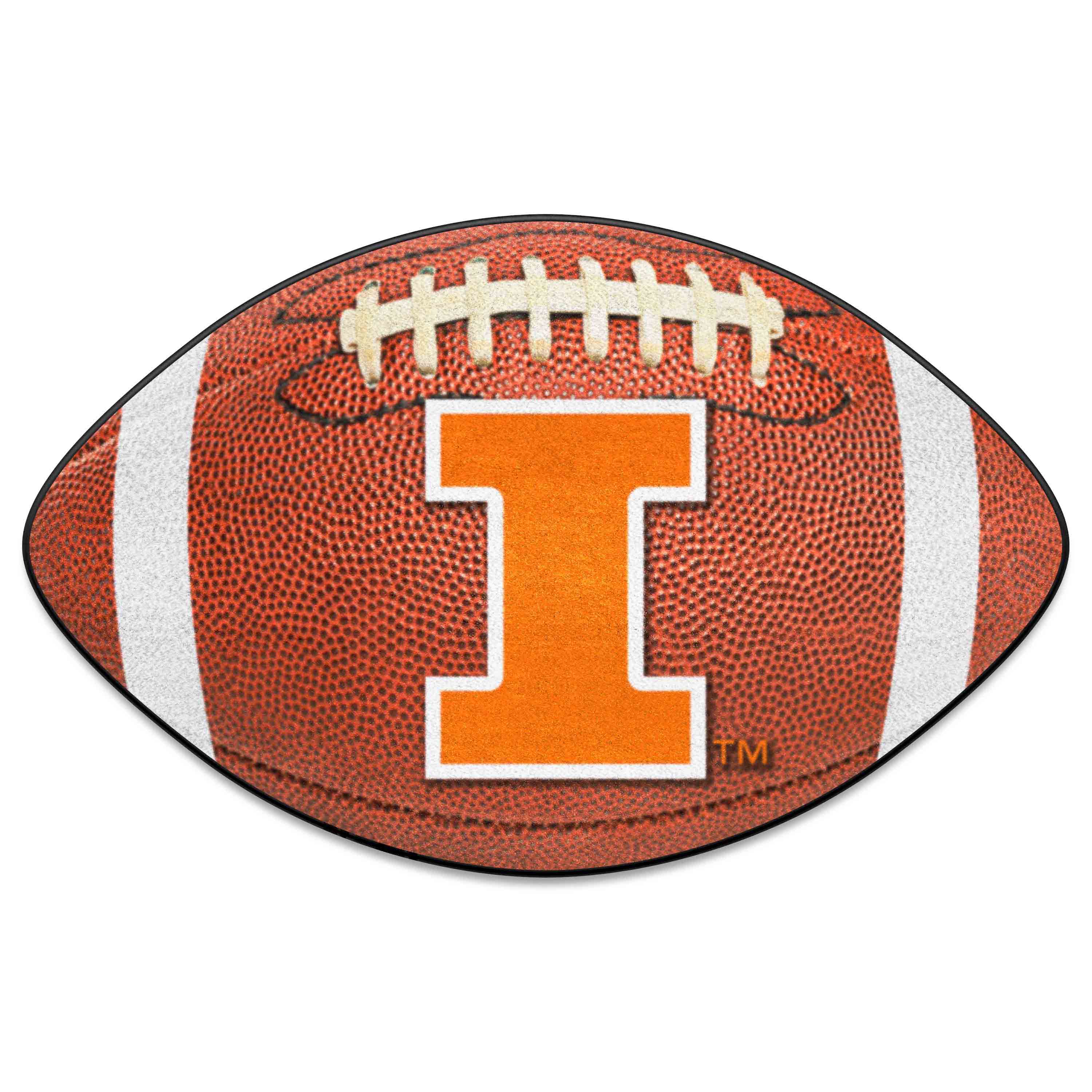 Illinois Illini Football Rug - 20.5in. x 32.5in.