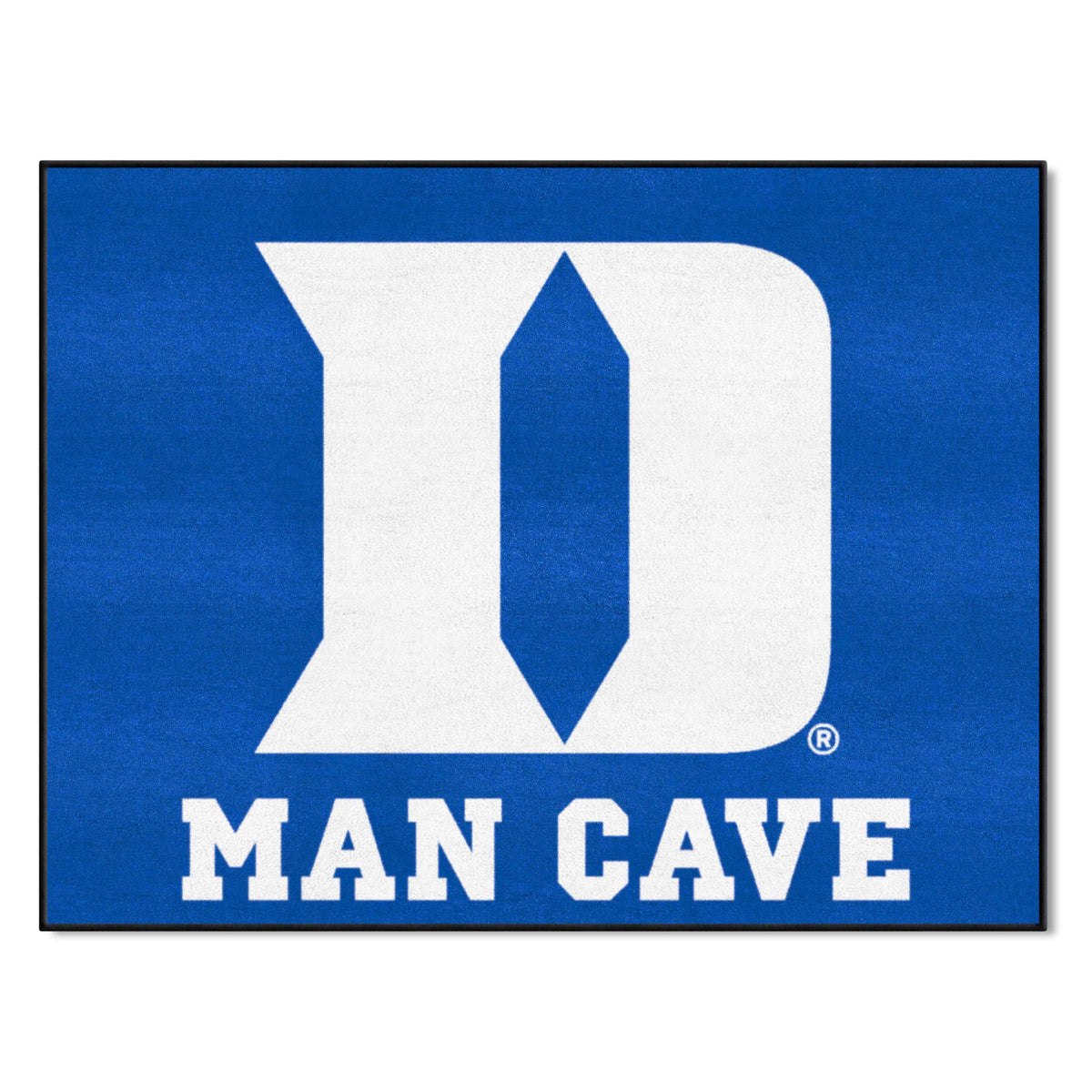 Duke Blue Devils Man Cave All-Star Rug - 34 in. x 42.5 in., D Logo