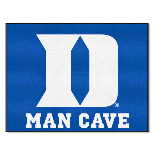 Duke Blue Devils Man Cave All-Star Rug - 34 in. x 42.5 in., D Logo