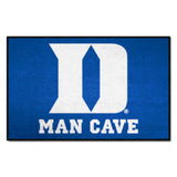 Duke Blue Devils Man Cave Starter Mat Accent Rug - 19in. x 30in., D Logo