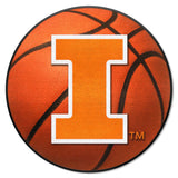 Illinois Illini Basketball Rug - 27in. Diameter