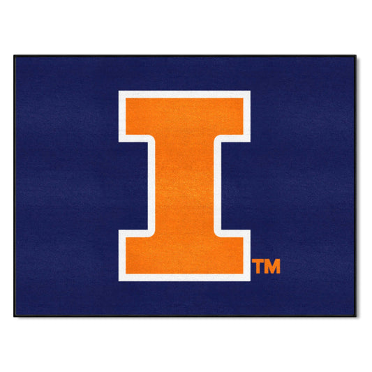 Illinois Illini All-Star Rug - 34 in. x 42.5 in.