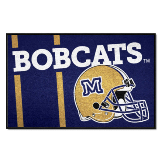 Montana State Grizzlies Starter Mat Accent Rug - 19in. x 30in., Uniform Design