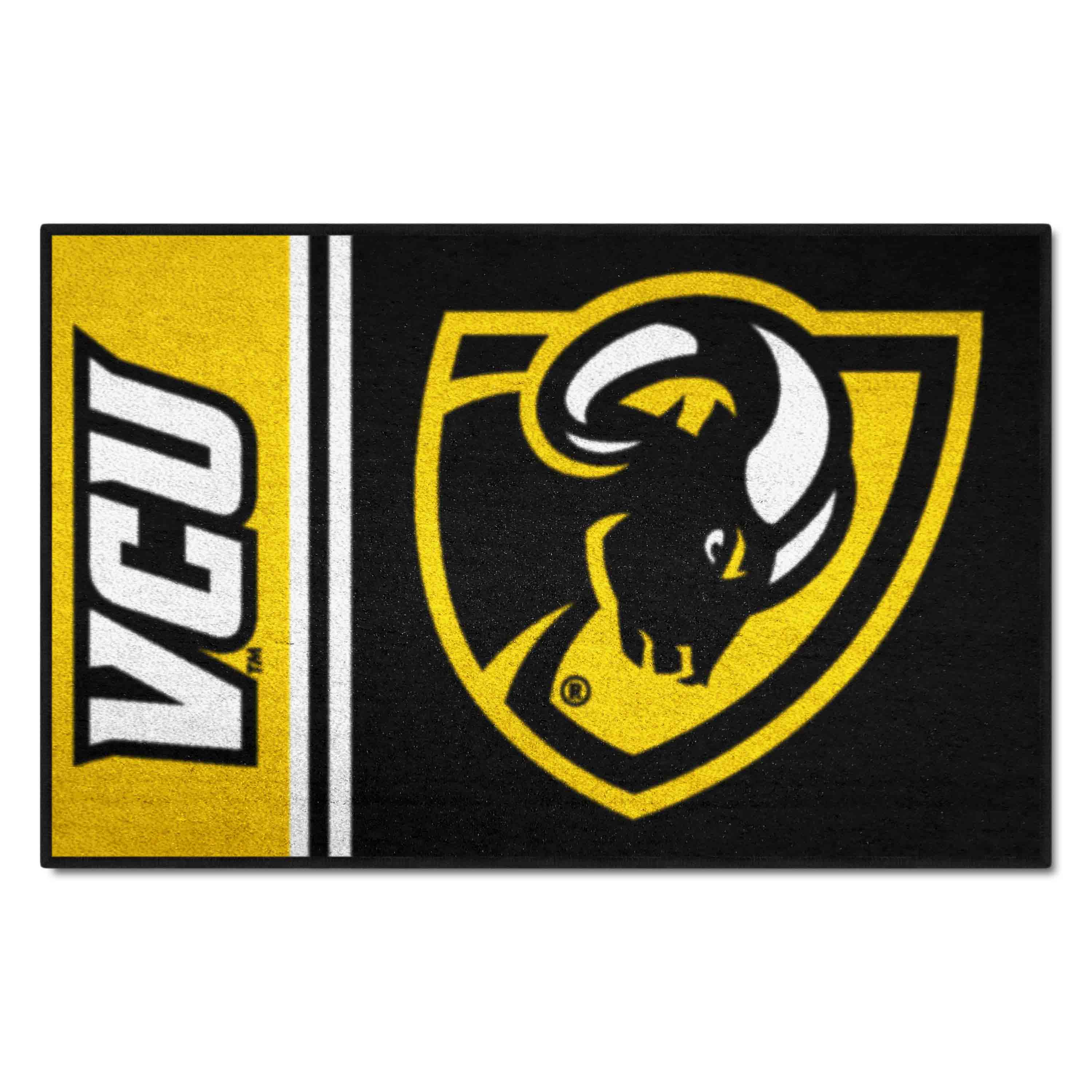 VCU Rams Starter Mat Accent Rug - 19in. x 30in., Uniform Design