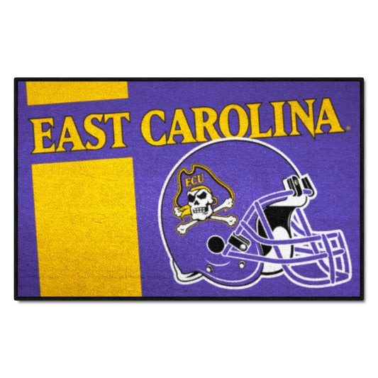 East Carolina Pirates Starter Mat Accent Rug - 19in. x 30in., Uniform Design