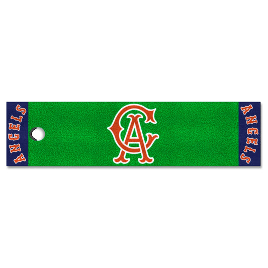 California Angels Putting Green Mat - 1.5ft. x 6ft. 1966 Retro Logo