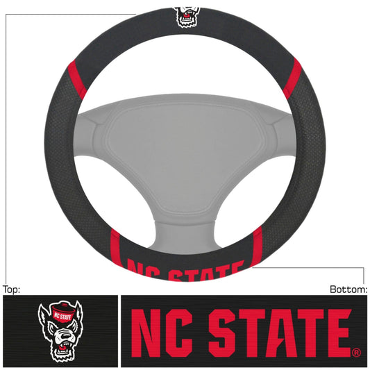 NC State Wolfpack Embroidered Steering Wheel Cover - NC State