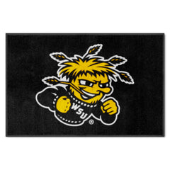 Wichita State 4X6 High-Traffic Mat with Durable Rubber Backing - Landscape Orientation