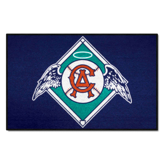 California Angels Starter Mat Accent Rug - 19in. x 30in. 1966 Retro Logo