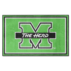 Marshall Thundering Herd 4ft. x 6ft. Plush Area Rug