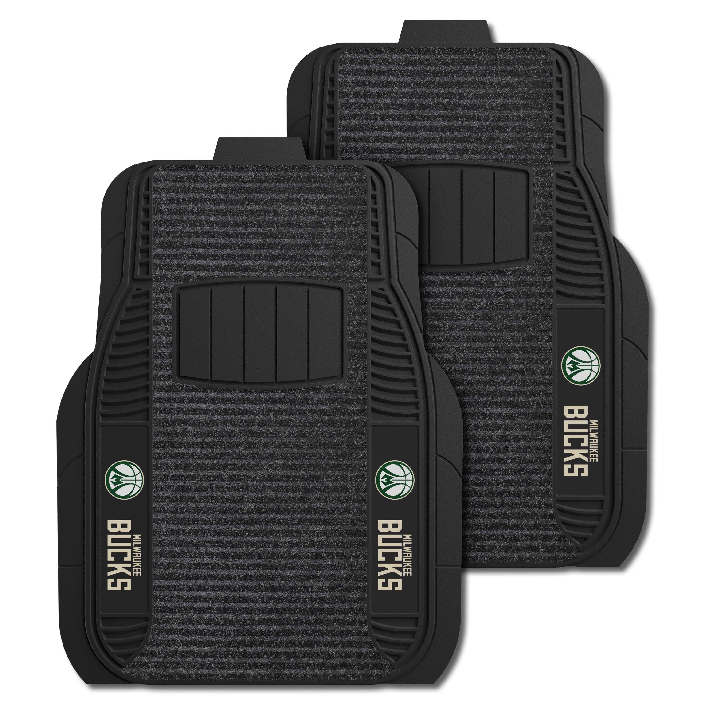 Milwaukee Bucks 2 Piece Deluxe Car Mat Set - Milwaukee Bucks