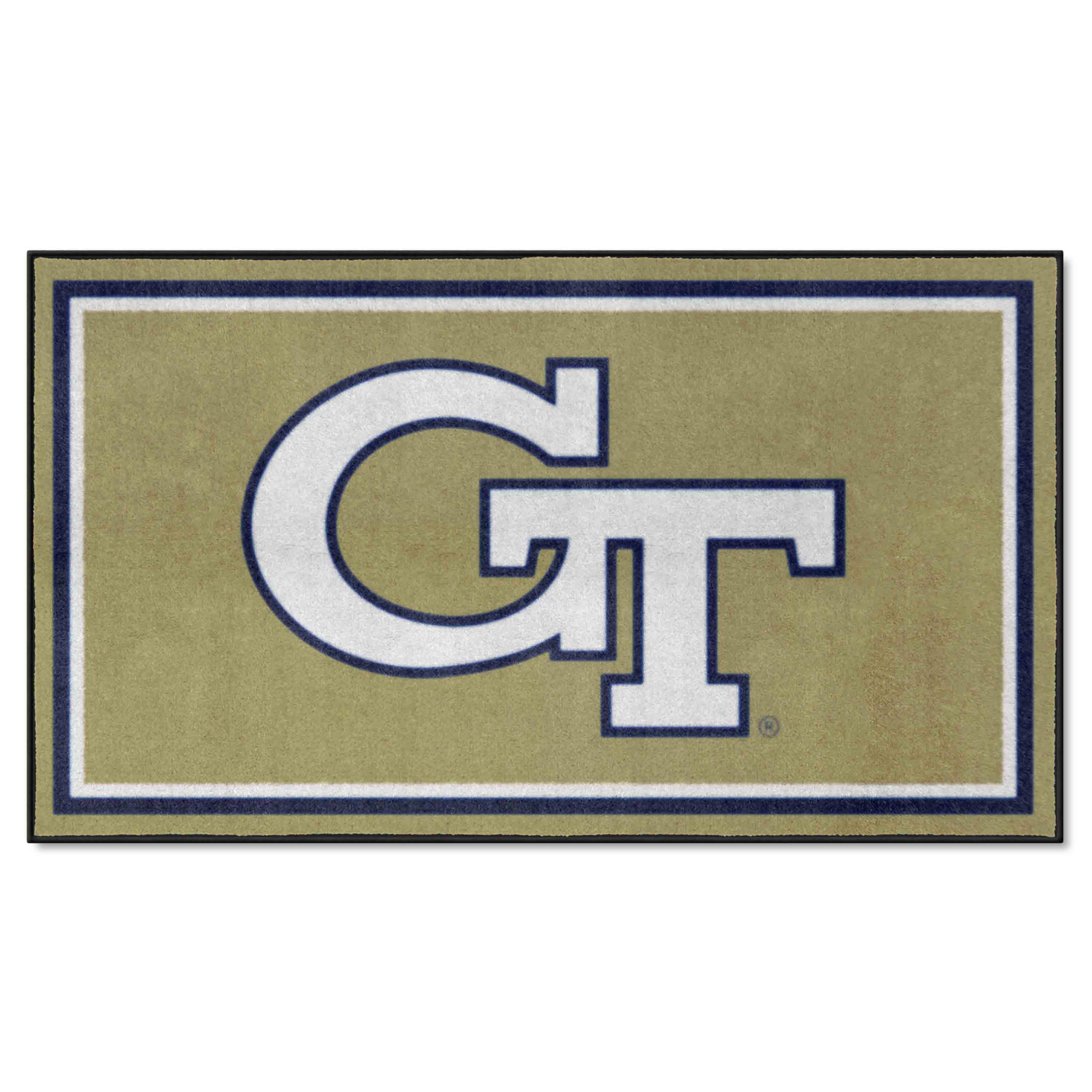 Georgia Tech Yellow Jackets 3ft. x 5ft. Plush Area Rug, GT