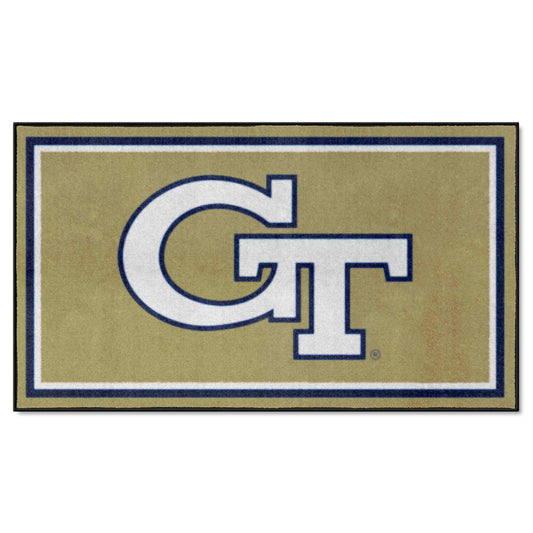 Georgia Tech Yellow Jackets 3ft. x 5ft. Plush Area Rug, GT