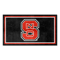 NC State Wolfpack 3ft. x 5ft. Plush Area Rug, NSC Logo - NC State